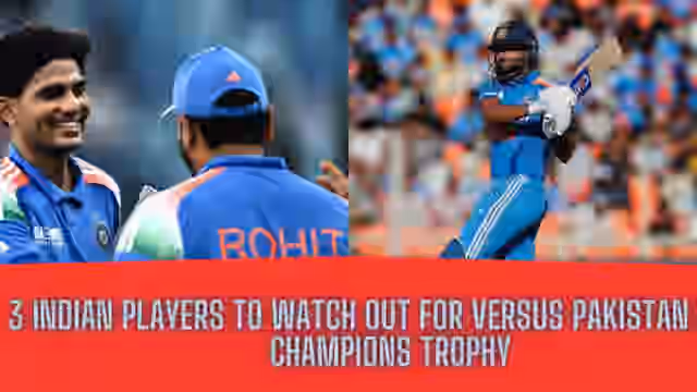 Image for 3 Indian players who can prove to be the X Factors versus Pakistan in the Champions Trophy clash