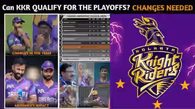 Image for IPL 2025: How can KKR Qualify for the IPL Playoffs after their washout versus Punjab Kings, Qualification Scenario