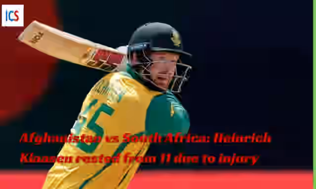 Image for AFG vs SA: Why Heinrich Klaasen missed the 2025 ICC Champions Trophy game against Afghanistan? - Precaution or Injury scare: Explained
