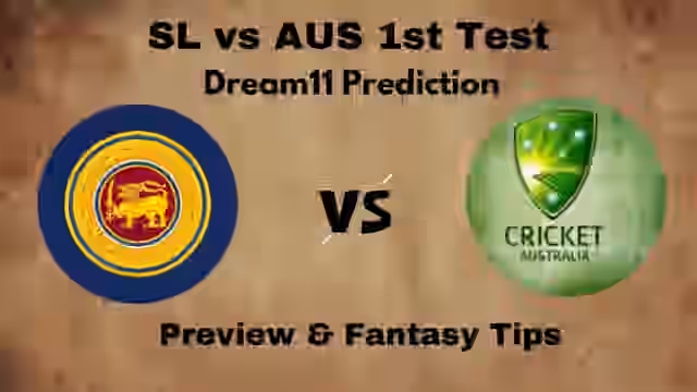 Image for SL vs AUS 1st Test Dream11 Prediction, Dream11 Team, Probable XI, Head-to-Head, Pitch Preview & More