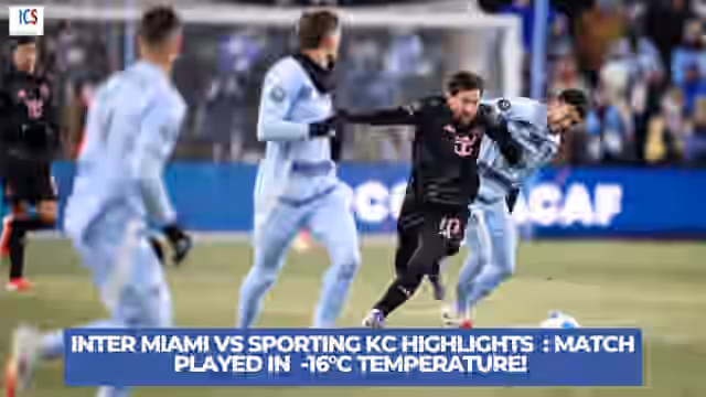 Image for Inter Miami vs Sporting KC Highlights: Messi's -16°C Goal Led Towards Victory For Inter Miami, Fans React