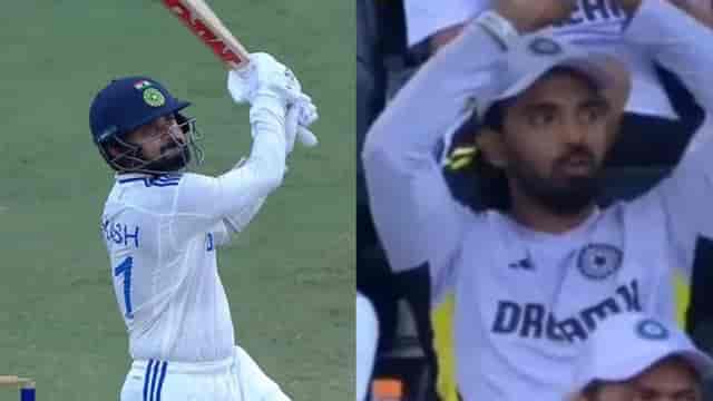 Image for Watch: KL Rahul yells, B****c**d as Akash Deep whacks Pat Cummins for a massive six