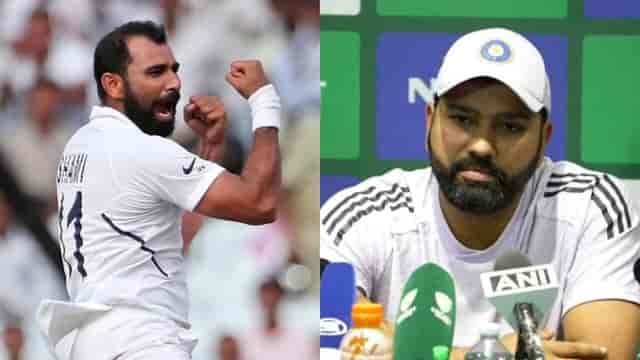 Image for Mohammed Shami to be available for last two Tests? Rohit Sharma provides major update on Shami's availability