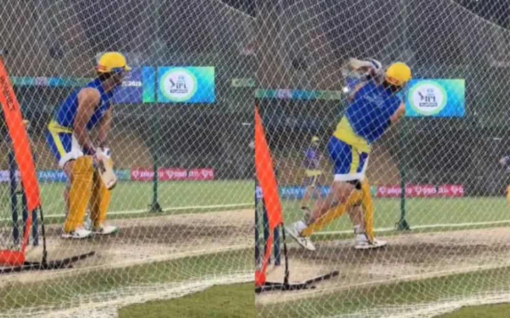 IPL 2024: Watch MS Dhoni starts training for IPL 2024, seen in CSK jersey at Chepauk Stadium