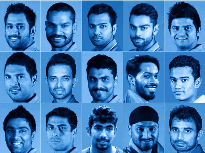 ICC World Cup T20 India Team 2016