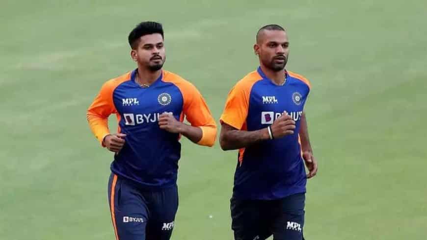 INDvsWI: Shikhar Dhawan, Shreyas Iyer cleared to train, tested covid negative