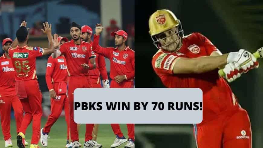 IPL 2022: PBKS Beat CSK by 54 Runs. Livingstone Stars In the Game.