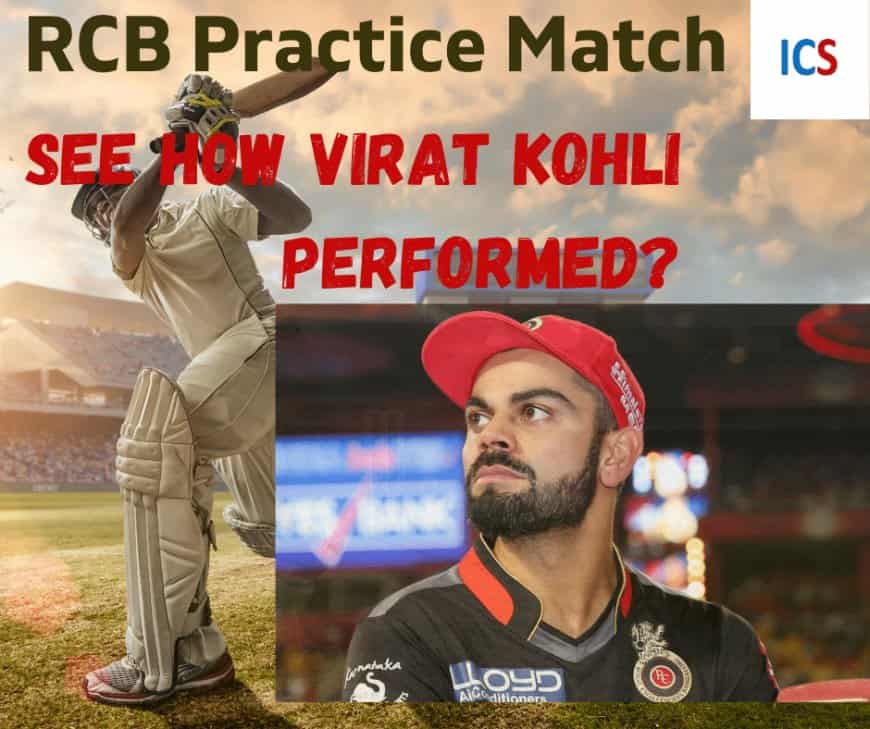 IPL 2023: Kohli and Maxwell were on fire in RCB Practice Match, See How Kohli Performed?