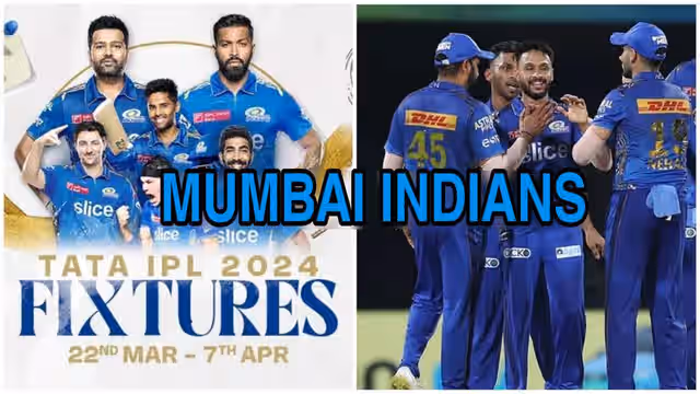 Image for MI Schedule IPL 2024 ? Mumbai Indians Match List, Time Table for Phase 1, Complete Squad Details