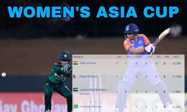 Image for Women's Asia Cup Points Table 2024 Updated on 21 July; Dominating India Women on TOP! | Check Full Updated ACC Women's Asia Cup 2024 Points table