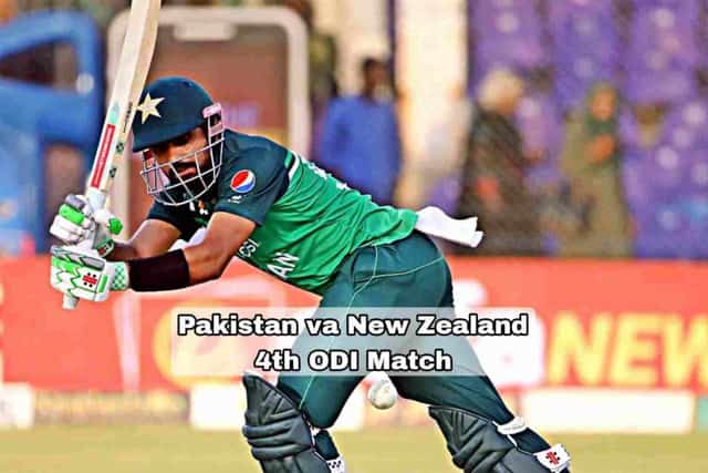 Image for PAK vs NZ 4th ODI: Batting first, with the help of Babar Azam's century, Pakistan scored 334 runs