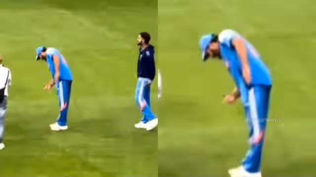 Image for Watch: Rohit Sharma bows down to Shubman Gil after his match-winning ton against Bangladesh in ICC Champions Trophy 2025