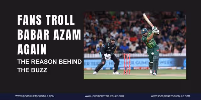 Image for Fans Troll Babar Azam Again – The Reason Behind The Buzz