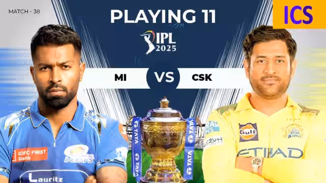 Image for Mumbai Indians vs Chennai Super Kings: Strongest Playing 11 of both teams, Dhoni will be seen challenging Hardik