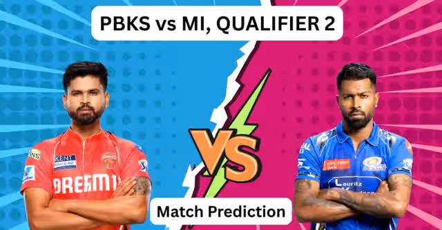 Image for IPL 2025 MI vs PBKS Qualifier 2 Prediction: Will PBKS make it to their second IPL final or MI advance in search of 6th IPL title?