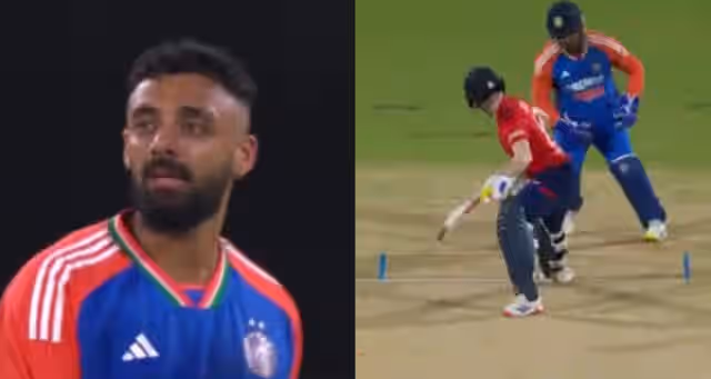 Image for Watch: Varun Chakravarthy bamboozles Harry Brook with a jaffa; Ravi Shastri mocks England batter over ‘Smog’ statement