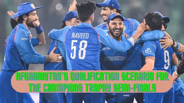 Image for Champions Trophy 2025: How can Afghanistan advance to the semi finals | Qualification Scenario