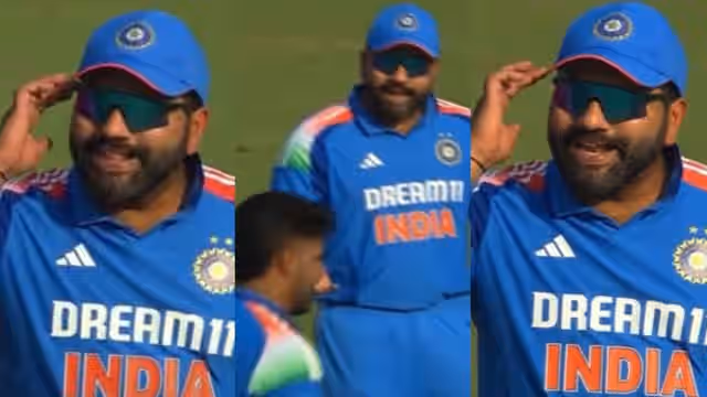 Image for Watch: Rohit Sharma yells "dimag hai ki nahi tere pass" to Harshit Rana after pacer gives away overthrow for four