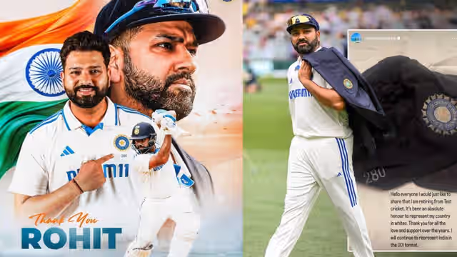 Image for Team India: Rohit Sharma retires from Test Cricket ahead of England tour, will continue playing ODI Cricket