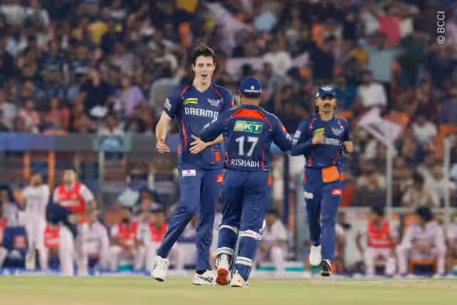 Image for GT vs LSG: Marsh's Heroic and O'Rourke's brilliance WON LSG against Table Topper GT by 33 Runs
