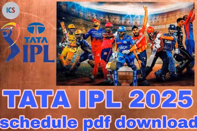 Image for IPL 2025 Schedule PDF Download | Indian Premier League 2025 All Teams' Fixtures in One PDF
