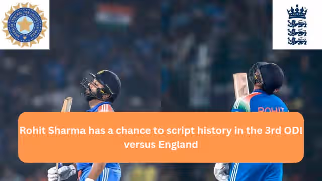 Image for Captain Rohit Sharma is one step away from creating history in International Cricket, set to match Sachin & Virat