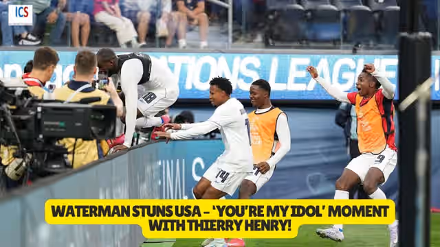 Image for USA vs Panama Semi Final Highlights  : Waterman’s Winning Goal Shocks U.S., Shares Special Moment with Thierry Henry