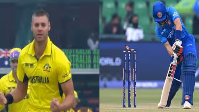 Image for Watch: Spencer Johnson delivers the ball of the tournament to remove Rahmanullah Gurbaz in AFG vs AUS CT 2025
