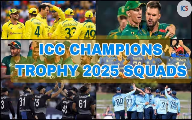 Image for Complete List of All Squads Announced Till Now For ICC Champions Trophy 2025