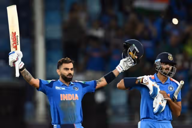 Image for IND vs PAK: REVENGED! KING KOHLI Stars as India Crushed Pakistan by 6 Wickets