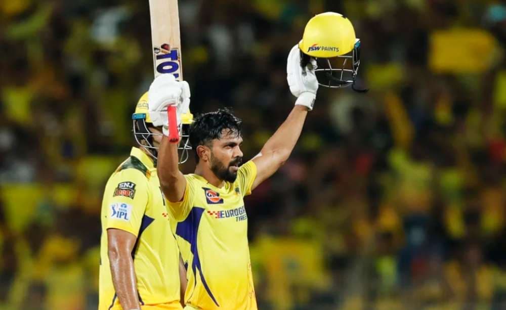 CSK vs LSG: Ruturaj Smacked Knocking Hundred, Second of His Career and First In Indian Soil