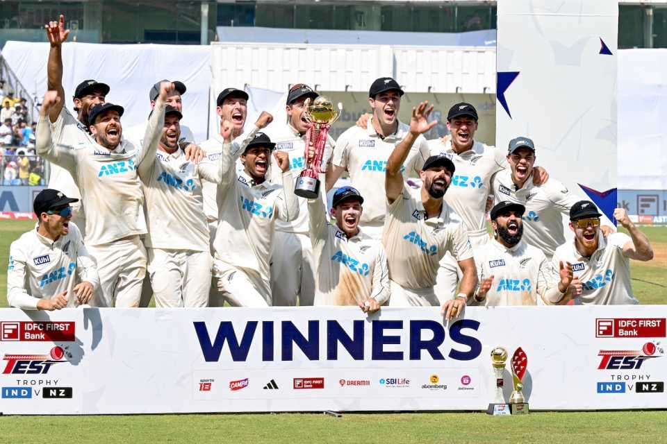 IND vs NZ: Updated WTC Points Table following New Zealand's historic series whitewash over India