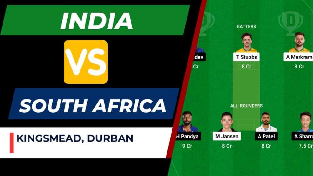 IND vs SA 1st T20I Dream11 Prediction, Strongest Playing11s, Full Squads and More