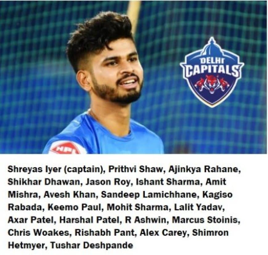 DREAM11 IPL 2020 : Delhi Capitals (DC) Squad Analysis : Strengths, Weaknesses, Prediction