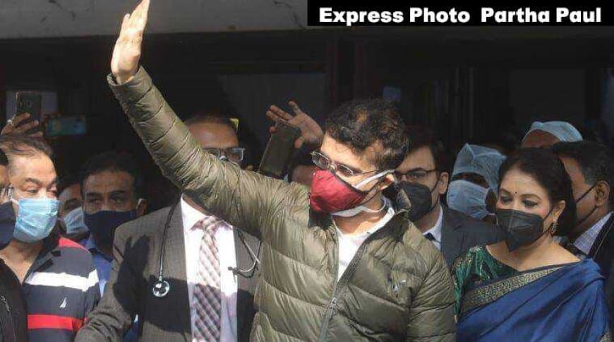 BCCI President Sourav Ganguly says he is ?absolutely fine? after discharge from the hospital