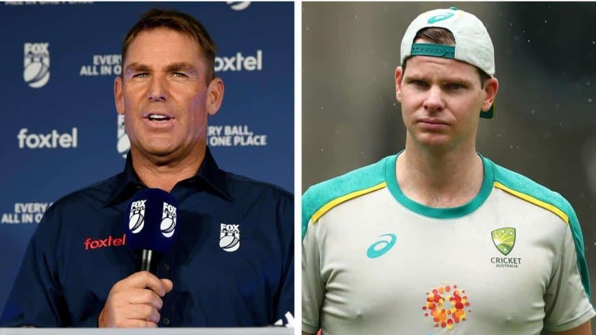 Shane Warne Discloses Steve Smith's Answer To Shane Warne's Criticism Of him Being Australia's Test?Vice-Captain