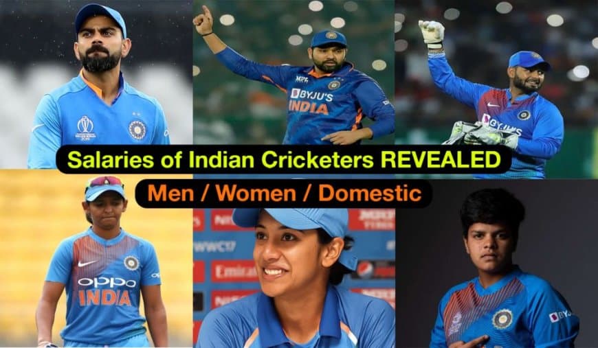 Salary of Indian cricketers - Men, Women, Domestic Cricketers Salary