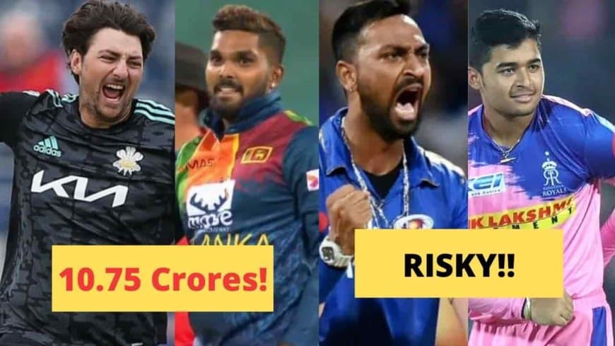 IPL 2022 Mega Auction: Risky Buys by All 10 Teams for&nbsp;IPL 2022. &nbsp;