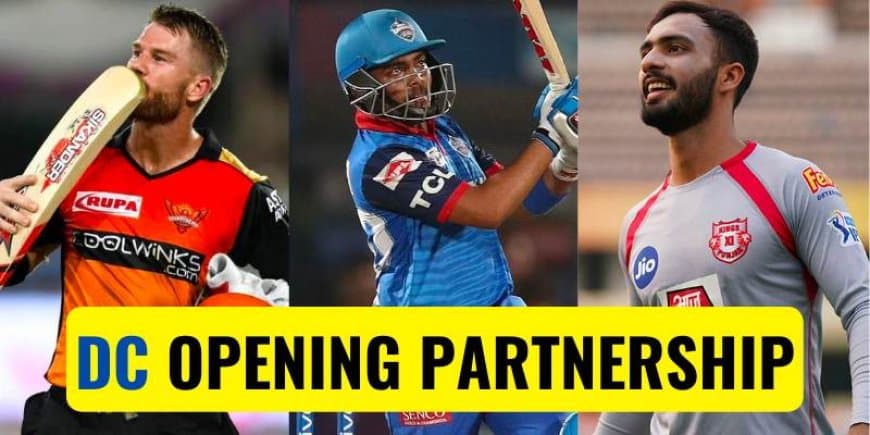 IPL 2022: Top 3 Possible Opening Partnerships for Delhi Capitals