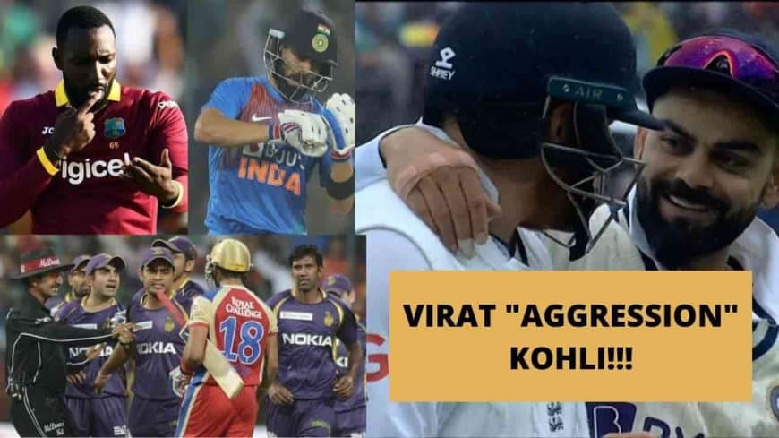 Virat Kohli: Master of Aggression. Top 5 Moments of Sledging the Opponents. &nbsp;