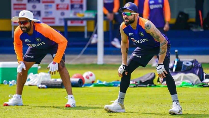 [Watch] Rohit, Virat sweat out in nets ahead of INDvsPAK clash in Asia Cup 2022