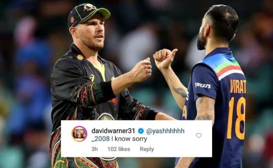 David Warner apologises to fan for controversial Instagram post about India vs Australia series