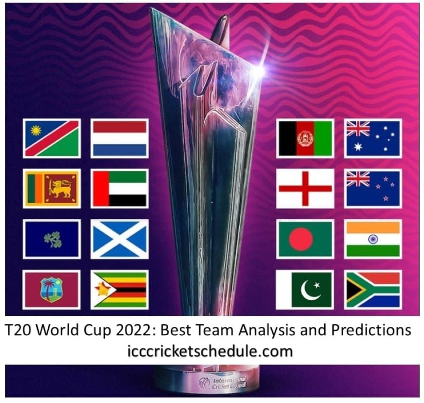 T20 World Cup 2022: Best Team Analysis and Predictions