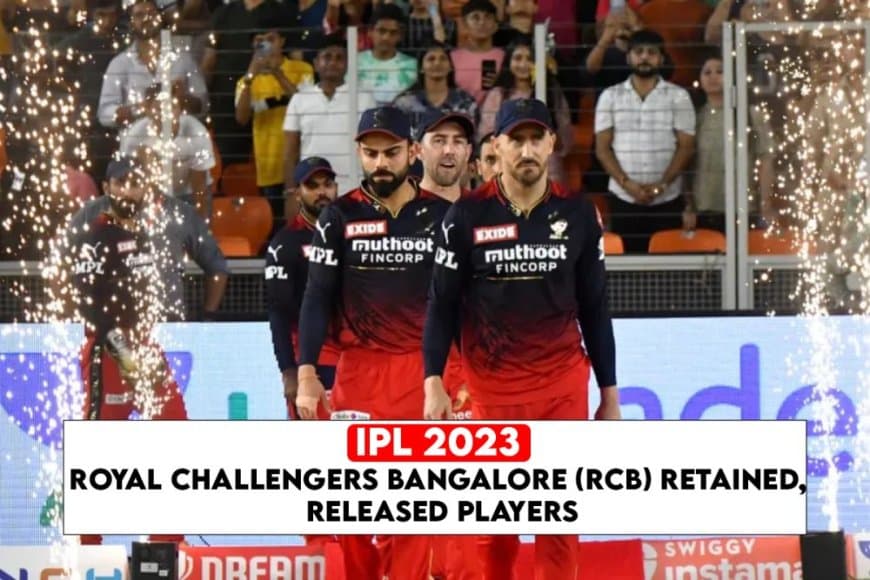 RCB Retained Player List, Released Player List in Tata IPL 2023 &amp; Purse Value