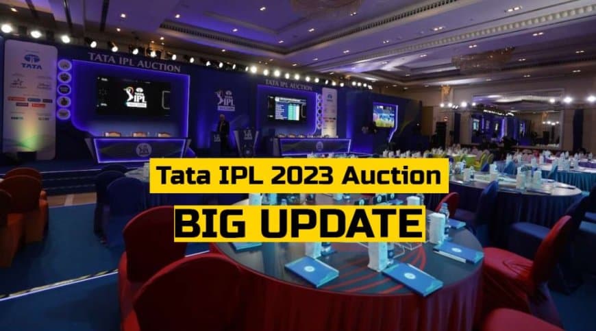 IPL 2023 Auction Updates: Player Registration Deadline, Remaining Purse Value