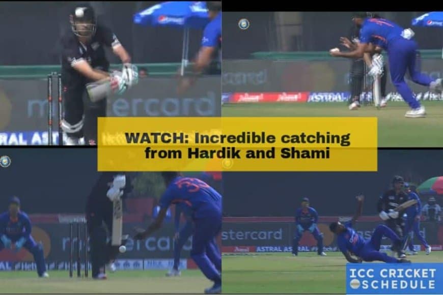 IND vs NZ: Watch Hardik and Shami's incredible catches left New Zealand reeling | India vs New Zealand 2nd ODI&nbsp;