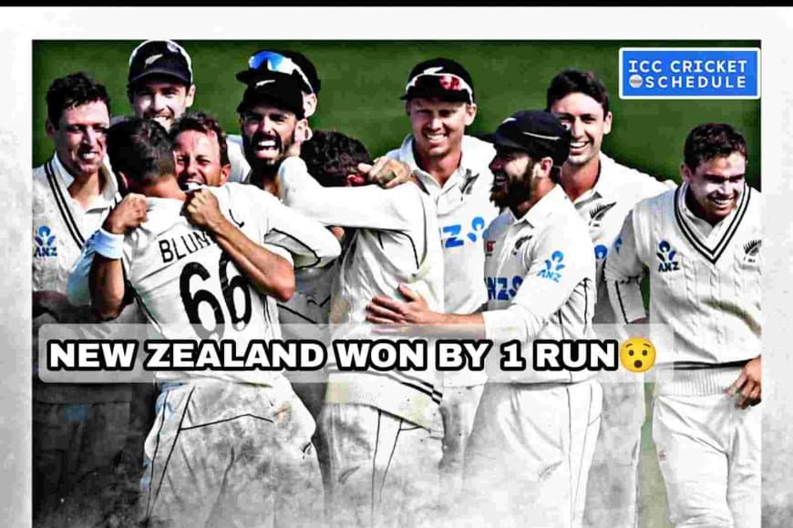 NZ vs ENG,2nd Test Match: New Zealand beat England by one run in a thrilling match, read full match highlights in one click