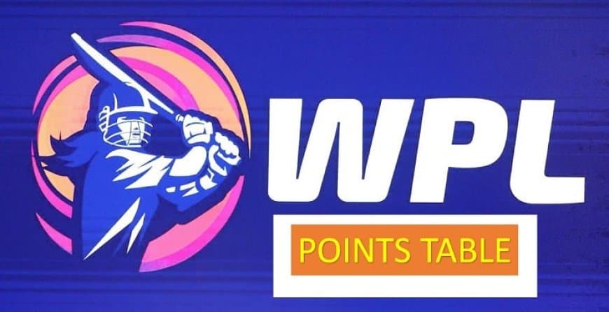 WPL 2023 Points Table