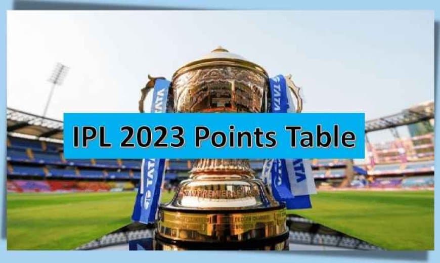 IPL 2023 Points Table, Standing, Qualified Teams