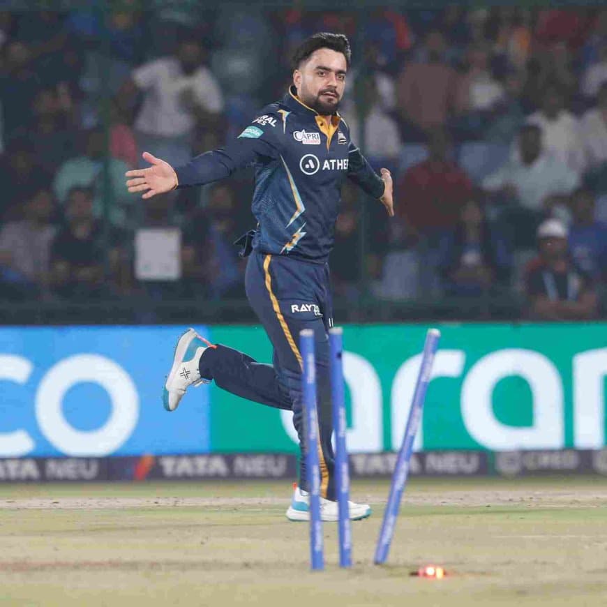 IPL 2023: Rashid Bowls A Magic Spell And Stops Delhi at 162